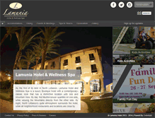 Tablet Screenshot of lamuniahotel.com